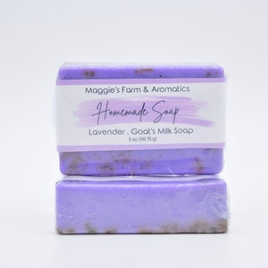 Homemade Goat’s Milk Essential Oil Bar Soap/ all natural soap/ goats milk soap