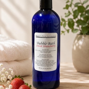 Bubble Bath Moisturizing Bath Soak Aromatherapy Bubble Bath Relaxing Self Care Bath