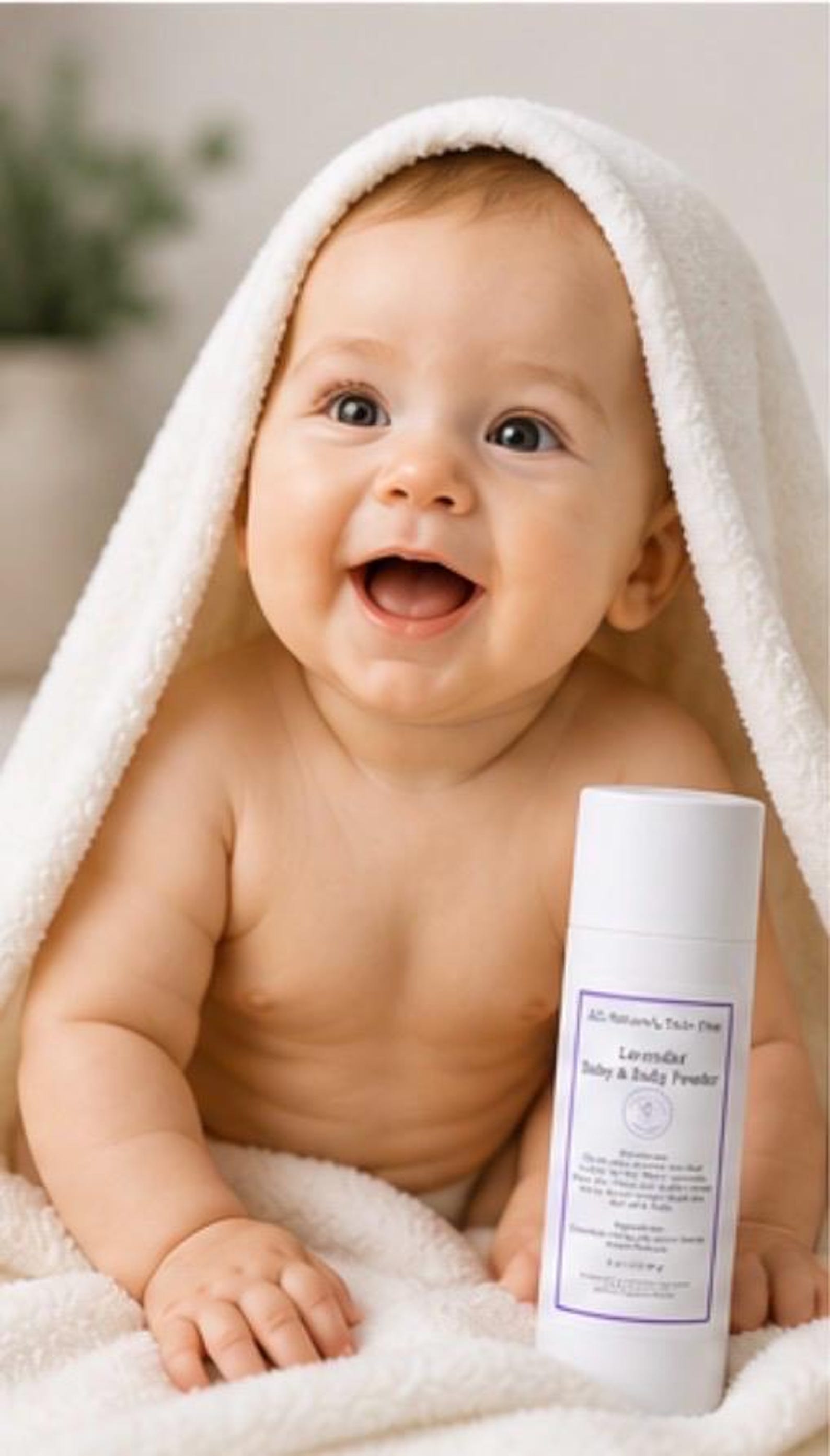 Talc-free Baby Powder, Natural Plant-based Body Powder - Etsy
