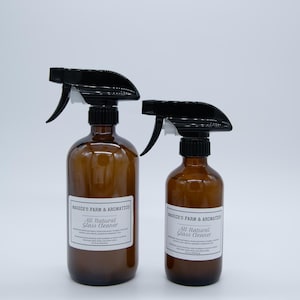 Glass Cleaner Natural Eco-Friendly Streak-Free Glass Cleaner Safe for Windows Mirrors Natural Cleaning Non-Toxic Kid Safe Pet Safe Cleaning