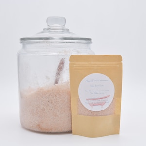 Bath Salts Aromatherapy Essential Oil Soaking Salts Relaxing Sore Muscle Relief Kids Safe Sleepy Bath Soak Spa Day Gift for Her