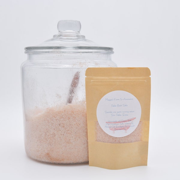 Aromatherapy Bath Salts/ Essential Oil Bath Salts/ Soaking Bath Salt/ Aromatherapy/ Relaxing Bath Salt/ Kid Safe Bath Salt