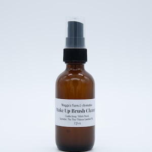 Natural Makeup Brush Cleaner Spray: Lavender, Tea Tree Essential Oils