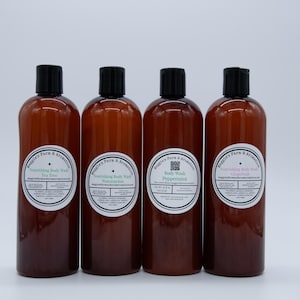 Body Wash Nourishing with Essential Oils Paraben Free Sulfate Free Natural Body Wash for Soft Hydrated Skin Chemical Free Luxury Body Wash