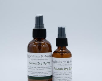 Poison Ivy Itch Relief Spray Natural with Witch Hazel and Essential Oil for Soothing Relief of Skin Irritation and Itchiness from Poison Ivy