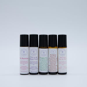 Essential Oil Roller Blend Aromatherapy Roll On Natural Perfume Stress Relief Relaxation Wellness Gift Self Care Gift for Women or Men