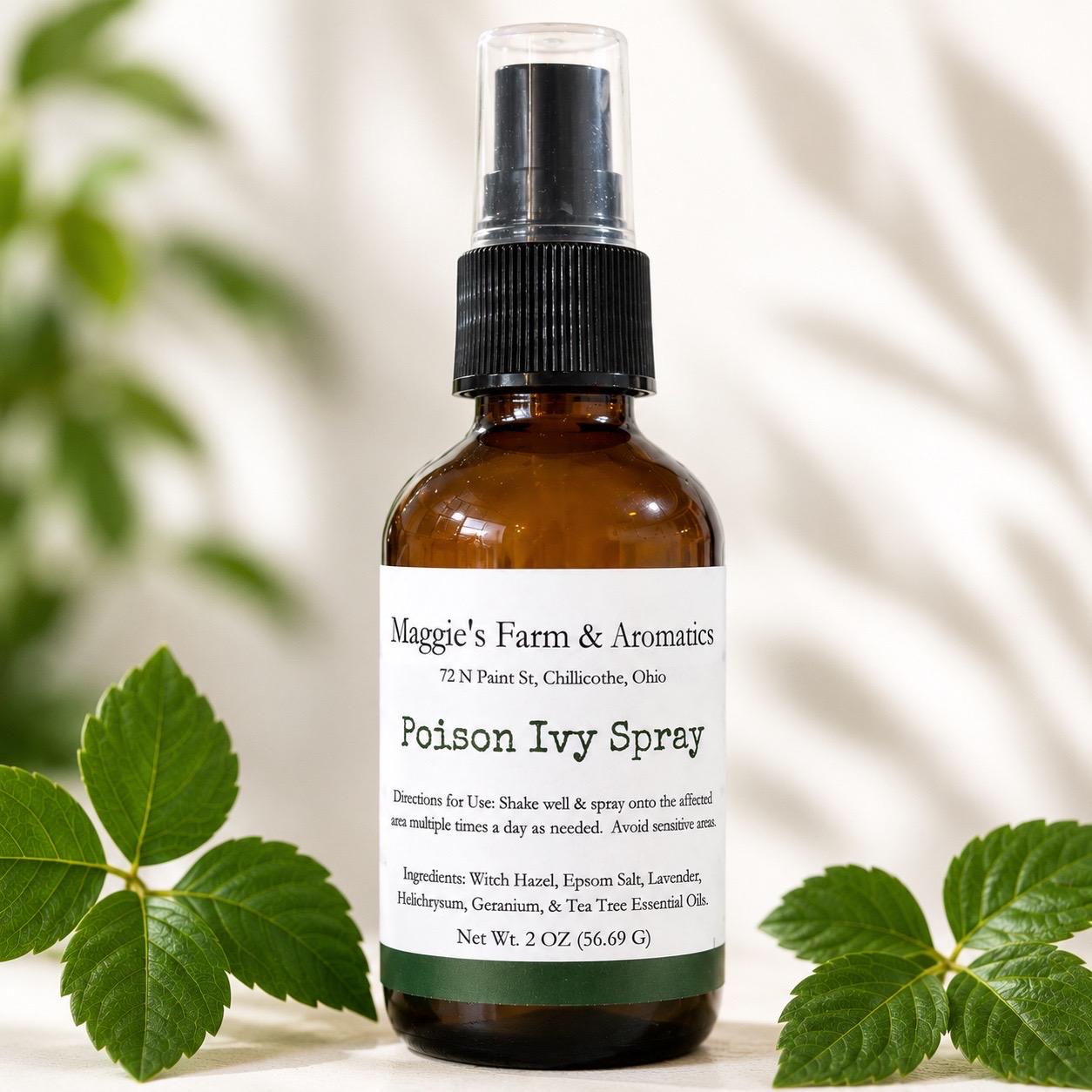 Poison Ivy Relief Spray Natural Itch Relief Witch Hazel Essential