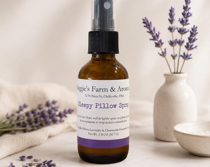 Pillow Spray Lavender Chamomile Linen Mist Sleep Spray Bedroom Aromatherapy Room Spray Bedtime Mist