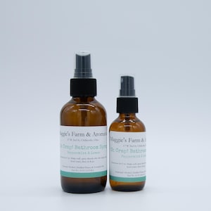 Toilet Spray Bathroom Spray Oh Crap! with Essential Oils Natural Odor Eliminator