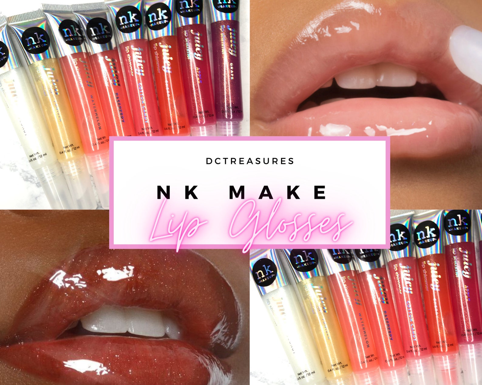 NK maquillaje LIP GLOSS/Fruit Shimmer Lip Gloss/ Brillos Etsy