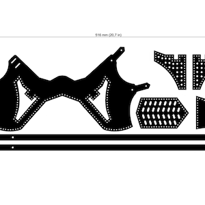 Leather Face Mask Laser Printer Cut File SVG