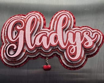 Name Magnet Locker School Refrigerator Custom Personalized Magnet