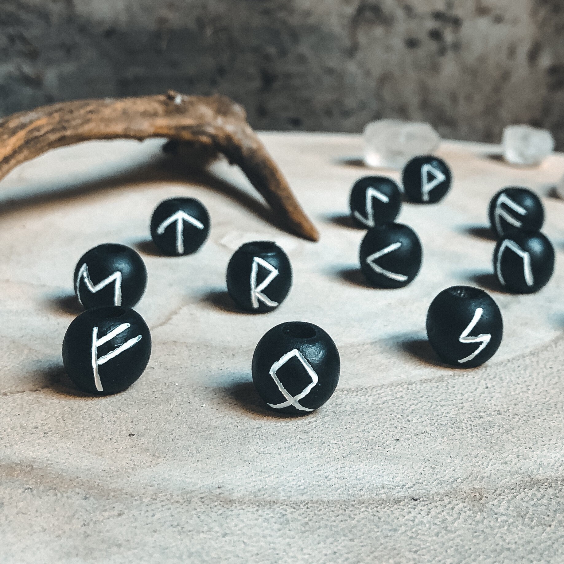Rune Dread Jewelry with 5 mm Hole, Dread Beads, Dreadies, Beard Beads…