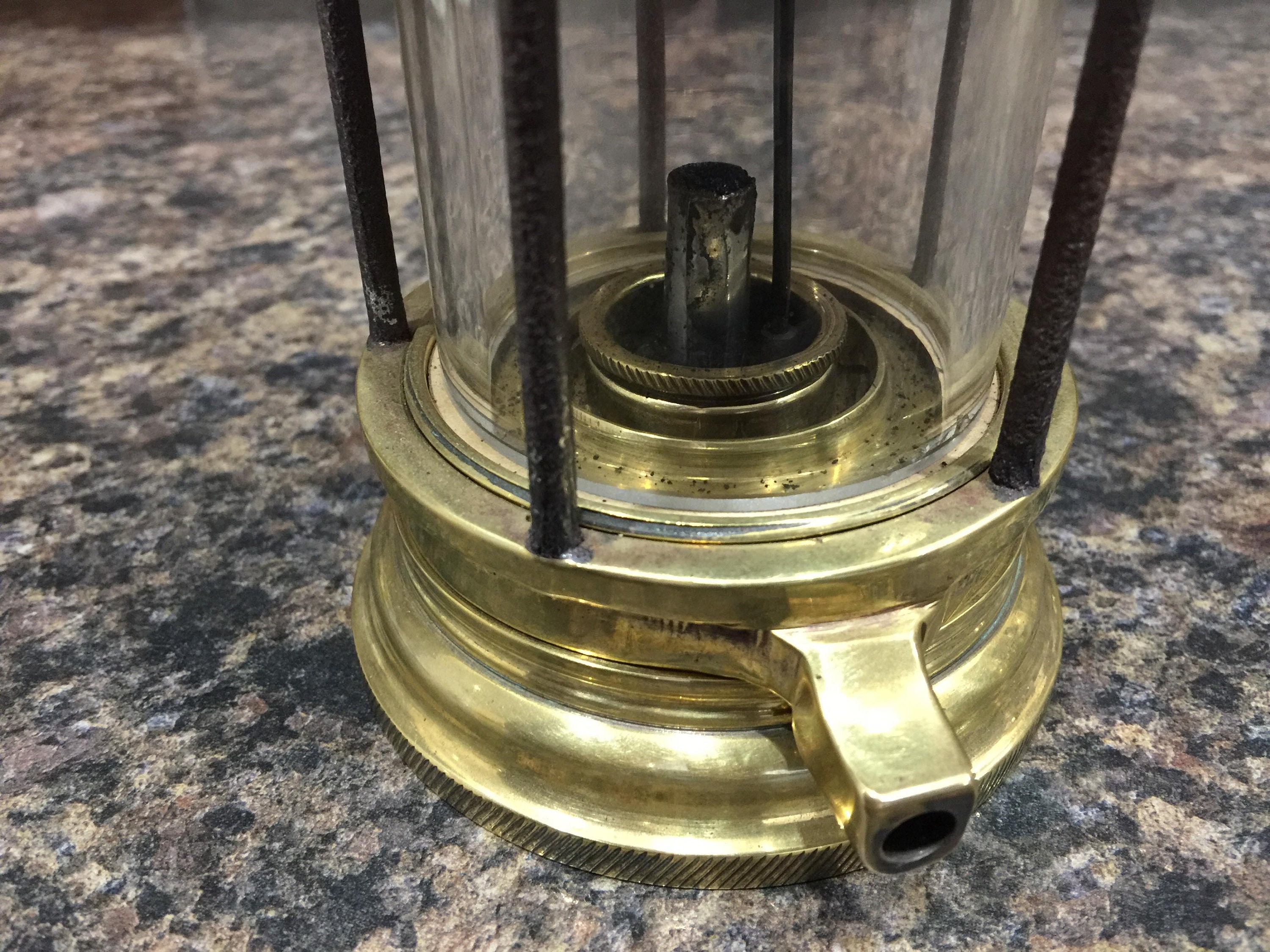 Vintage Miners Lamp - Etsy