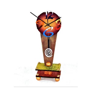 DIAL 8-Very Cool Clocks-Table Clocks-Swinging Pendulum-Modern Clocks-Unique Clocks-Abstract Clocks-Office Clocks-Home Decor-Great Gift
