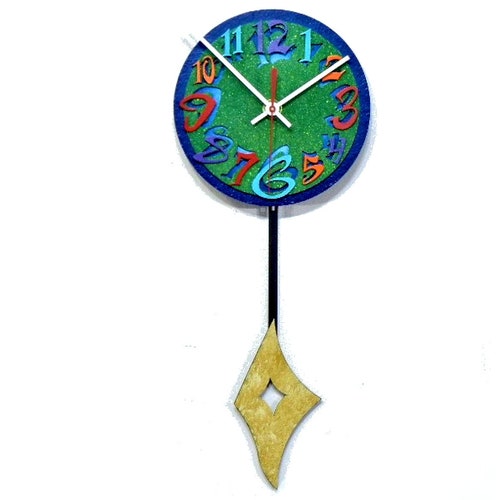 TIME Dvery Cool Clocksmodern Wall Clockswinging Pendulum Etsy