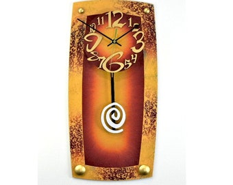 Wall Clocks Pendulum Etsy