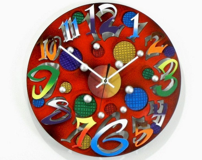 OVAL 6very Cool Clockmodern Wall Clockswinging Pendulum Etsy