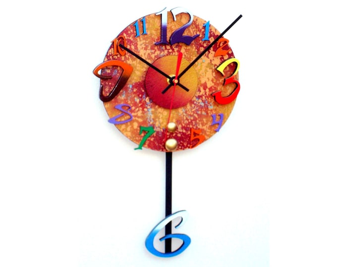 TIME 6very Cool Clocksmodern Wall Clockswinging Pendulum Clock