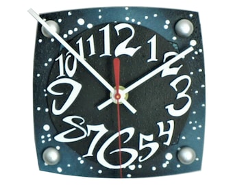 TV L-Very Cool Clocks-Modern Wall Clocks-Small Wall Clocks-Unique Clocks-Abstract Clocks-Office Clocks-Home Decor-TV-Colorful-Great Gift