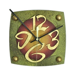 TV EE-Very Cool Clocks-Modern Clocks-Small Wall Clocks-Abstract Clocks-Colorful Clocks-Home Decor-Unique Clocks-Office Clocks-Great Gift