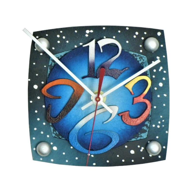 TV Xvery Cool Clocksmodern Wall Clock Small Wall Etsy