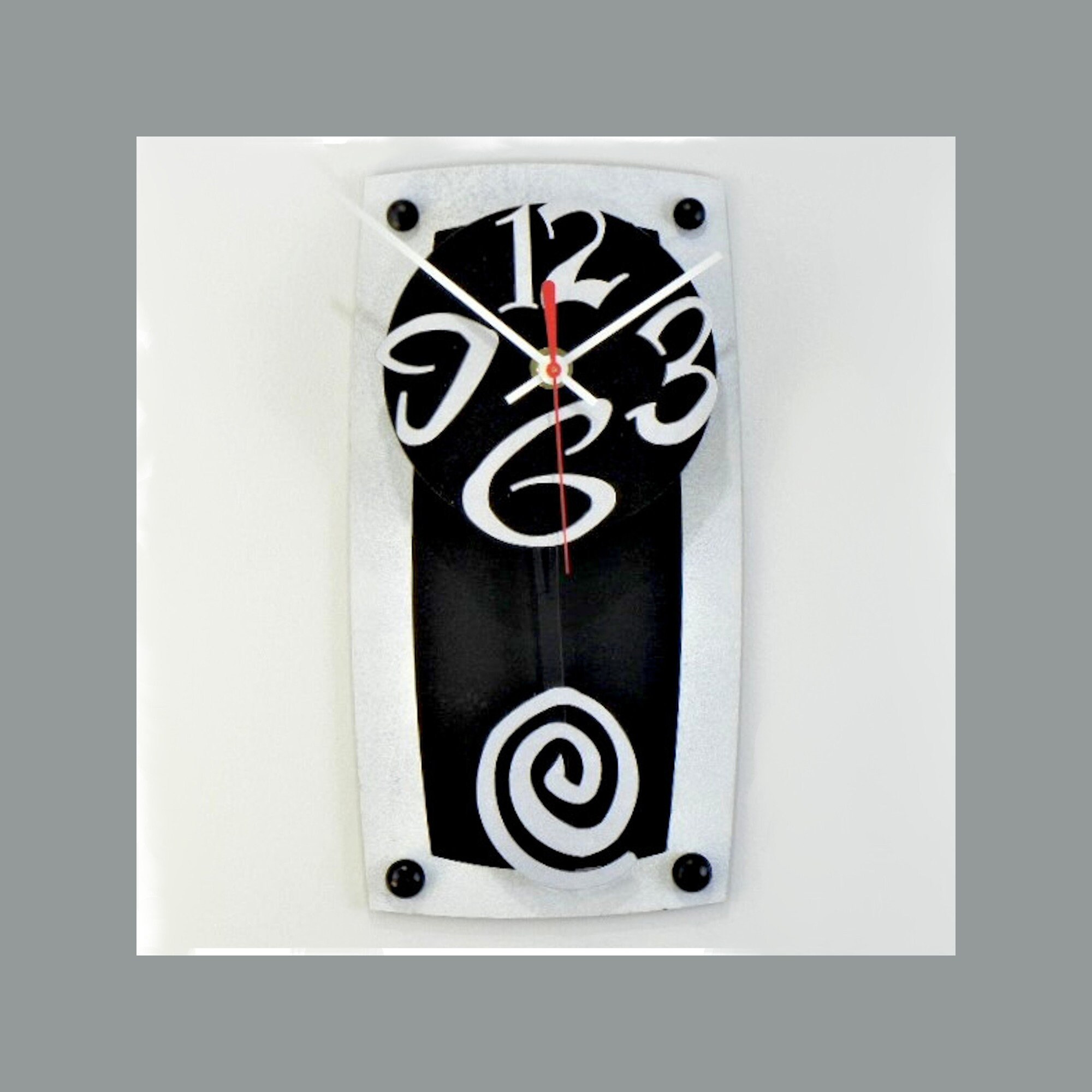 Tv7very Cool Clocksmodern Wall Clockspendulum Etsy