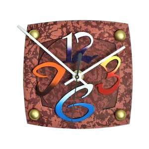 TV T-Very Cool Clocks-Modern Clocks-Small Wall Clocks-Abstract Clocks-Home Decor-Office Clocks-Unique Clocks-Great Gift