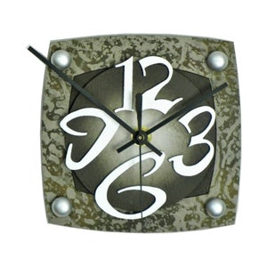 TV H-Very Cool Clocks-Modern Wall Clocks-Small Wall Clocks-Abstract Clocks-Unique Clocks-Office Clocks-Home Decor Clocks-TV-Great Gift