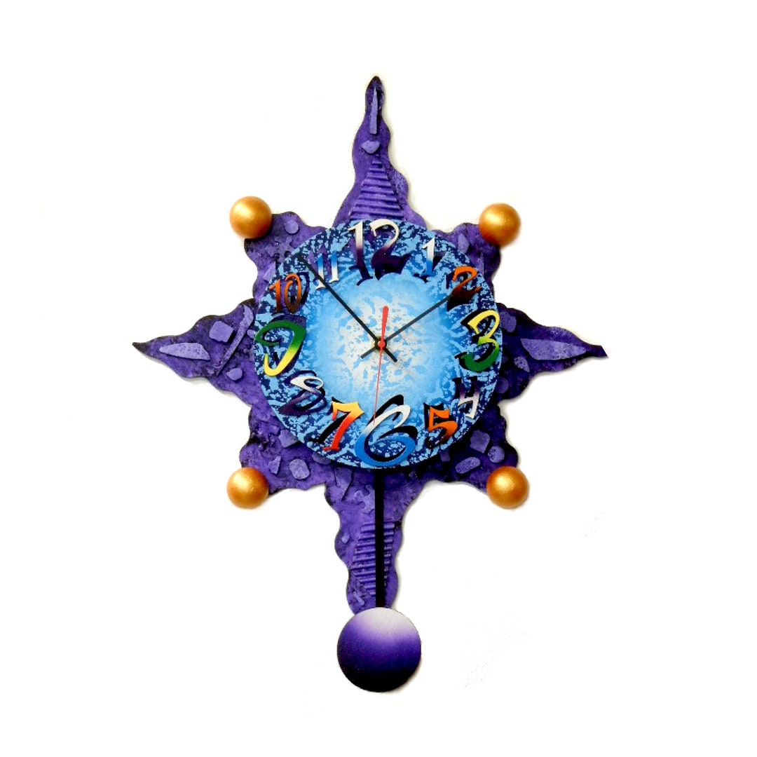 MOD 10avery Cool Clockmodern Wall Clockswinging Etsy