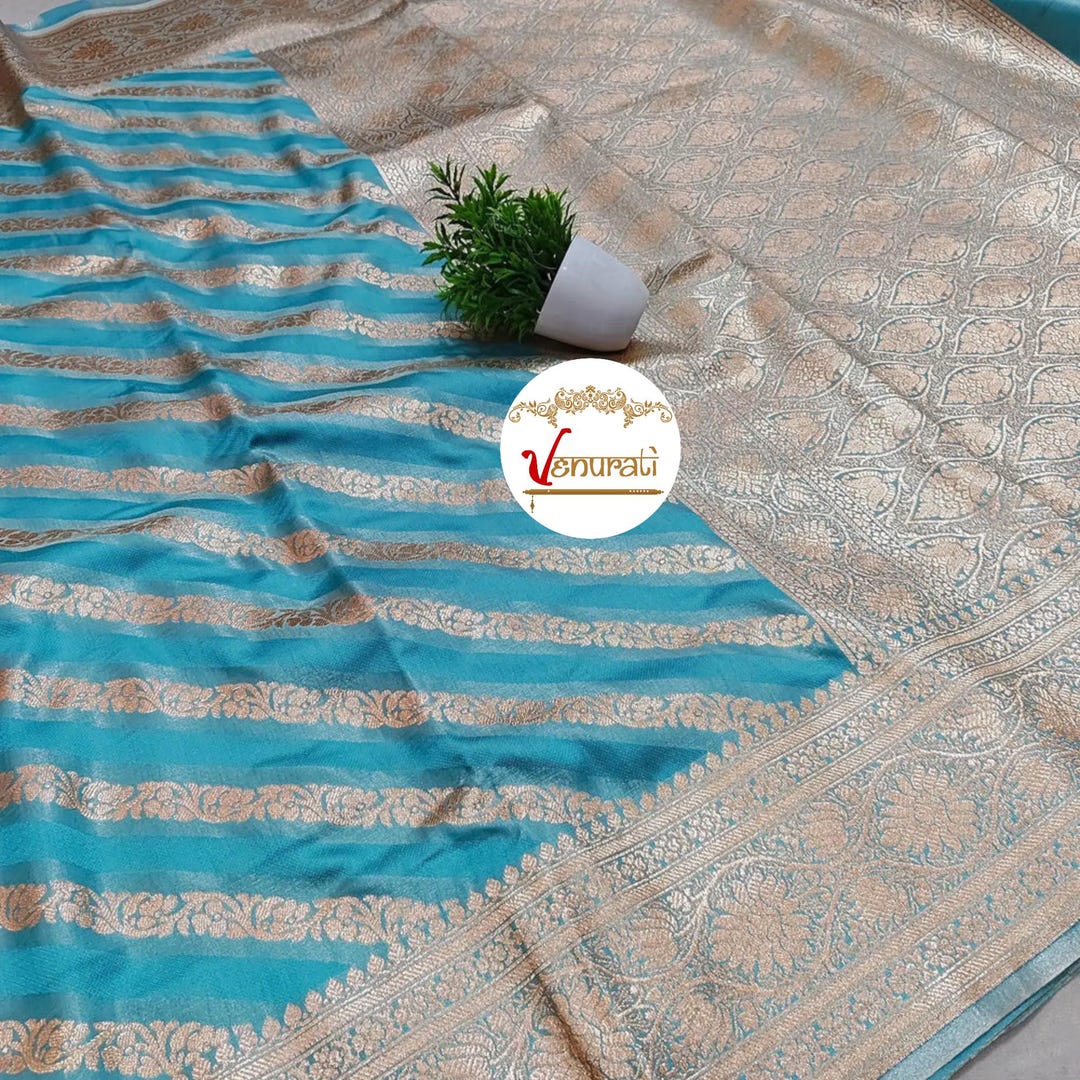 Vintage  traditional style butter silk Banarasi’s silk saree main image 0