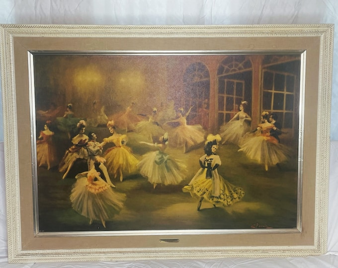 Merry Widow Dance by Carlotta Edwards Vintage 1950/60s Print Turner Manufacturing Company