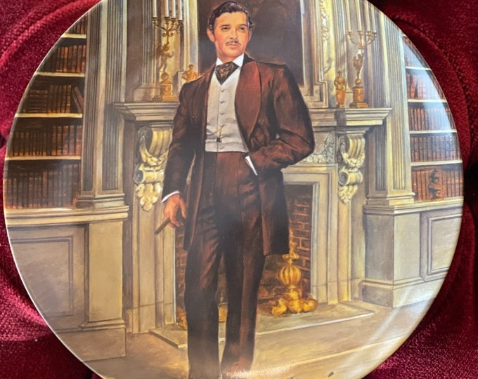 Rhett - Gone With The Wind - Knowles China Co - 1981 Collectible Plate