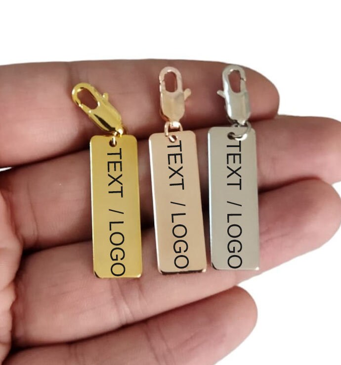 Pull Name Custom Zipper Pull Name Tag , Personalized Accessories - Etsy