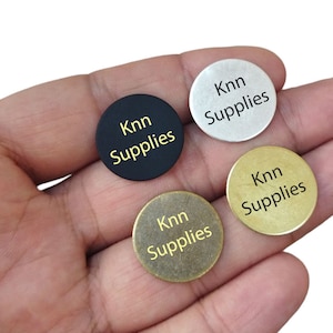 Custom Laser Engraved  Tag , Jewelry Personalized Without Hole Tag  , 0.8 x 20 mm ,  Findings