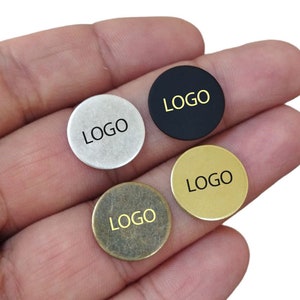 Custom Laser Engraved  Tag , Jewelry Personalized Without Hole Tag  , 0.8 x 16 mm ,  Findings