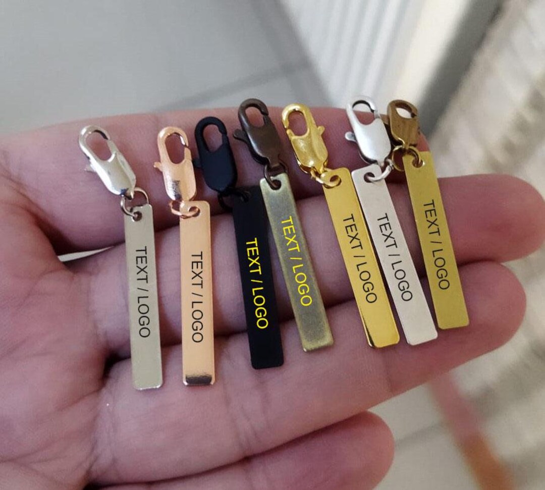 Pull Name Zipper Pull Custom Name Tag , Personalized Accessories - Etsy