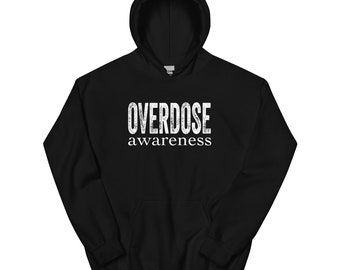 Sweat à capuche unisexe anti-overdose