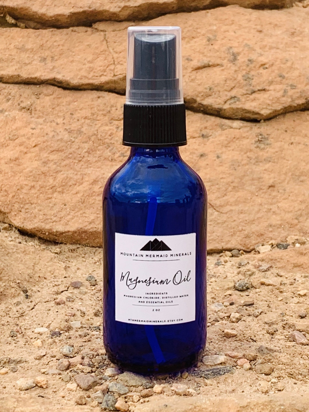 Magnesium Oil Magnesium Chloride Topical Spray 2oz Etsy