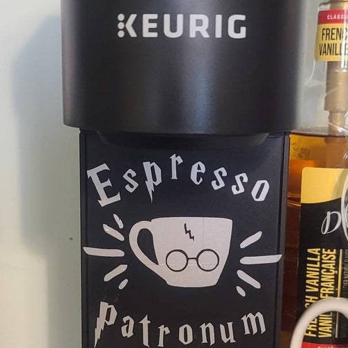 Espresso Patronum Coffee Maker Decal Etsy