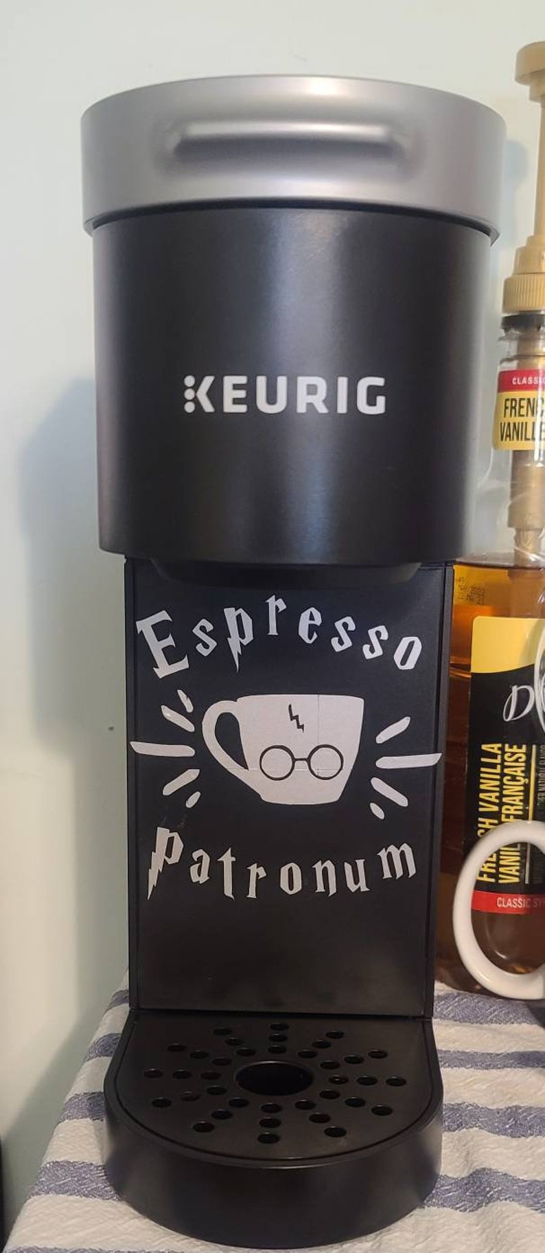 Espresso Patronum Coffee Maker Decal Etsy