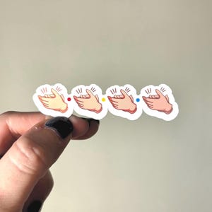 Friends Theme Song Hand Clap Sticker: Water Bottle, Kindle, Laptop