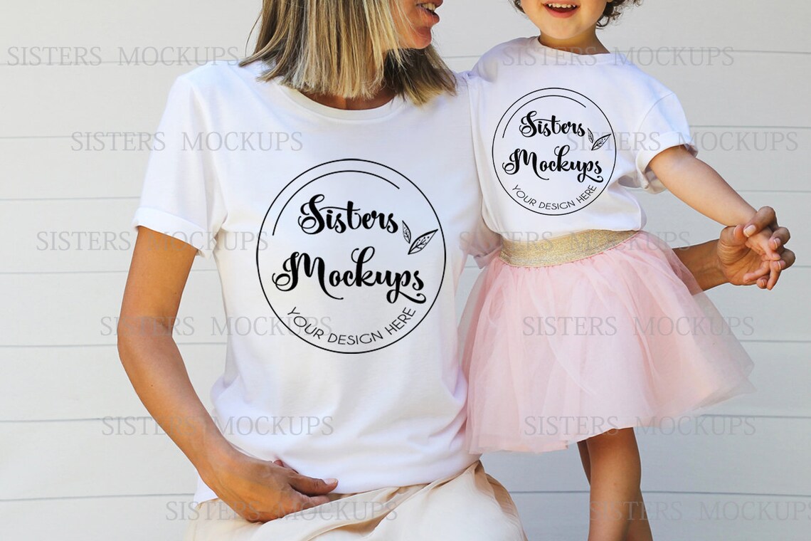 white t shirt with small logo
