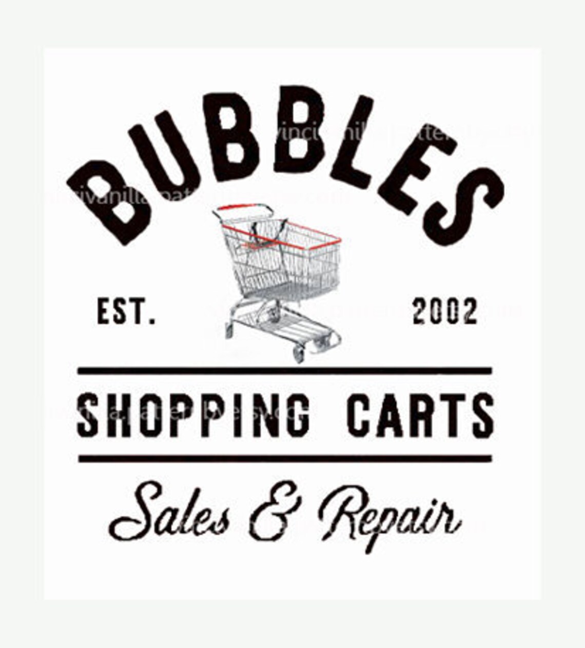 Bubbles Shopping Carts Digital Download Sublimation Design Etsy