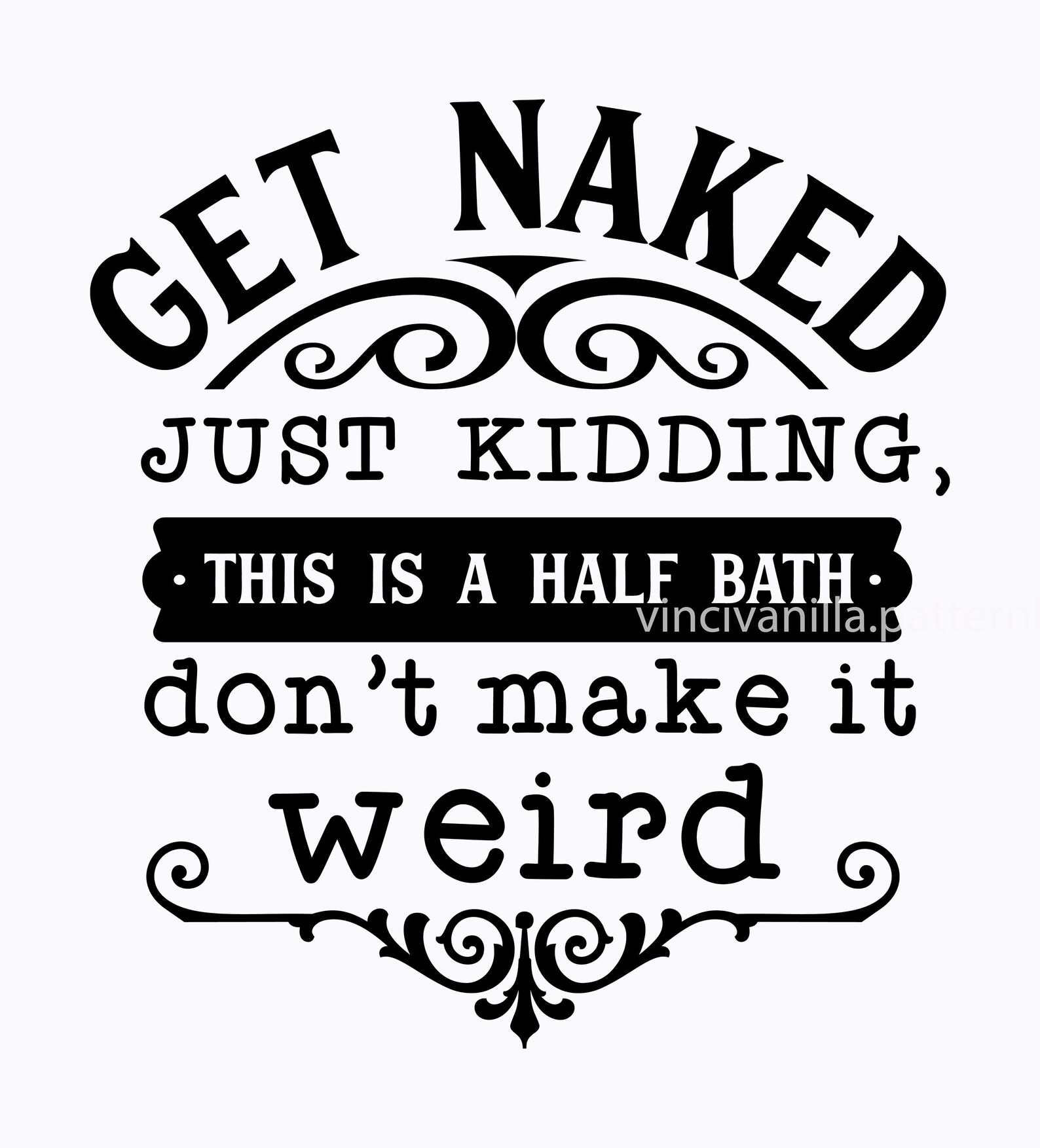 Get Naked Just Kidding SVG Digital Download Cut File Cricut Etsy