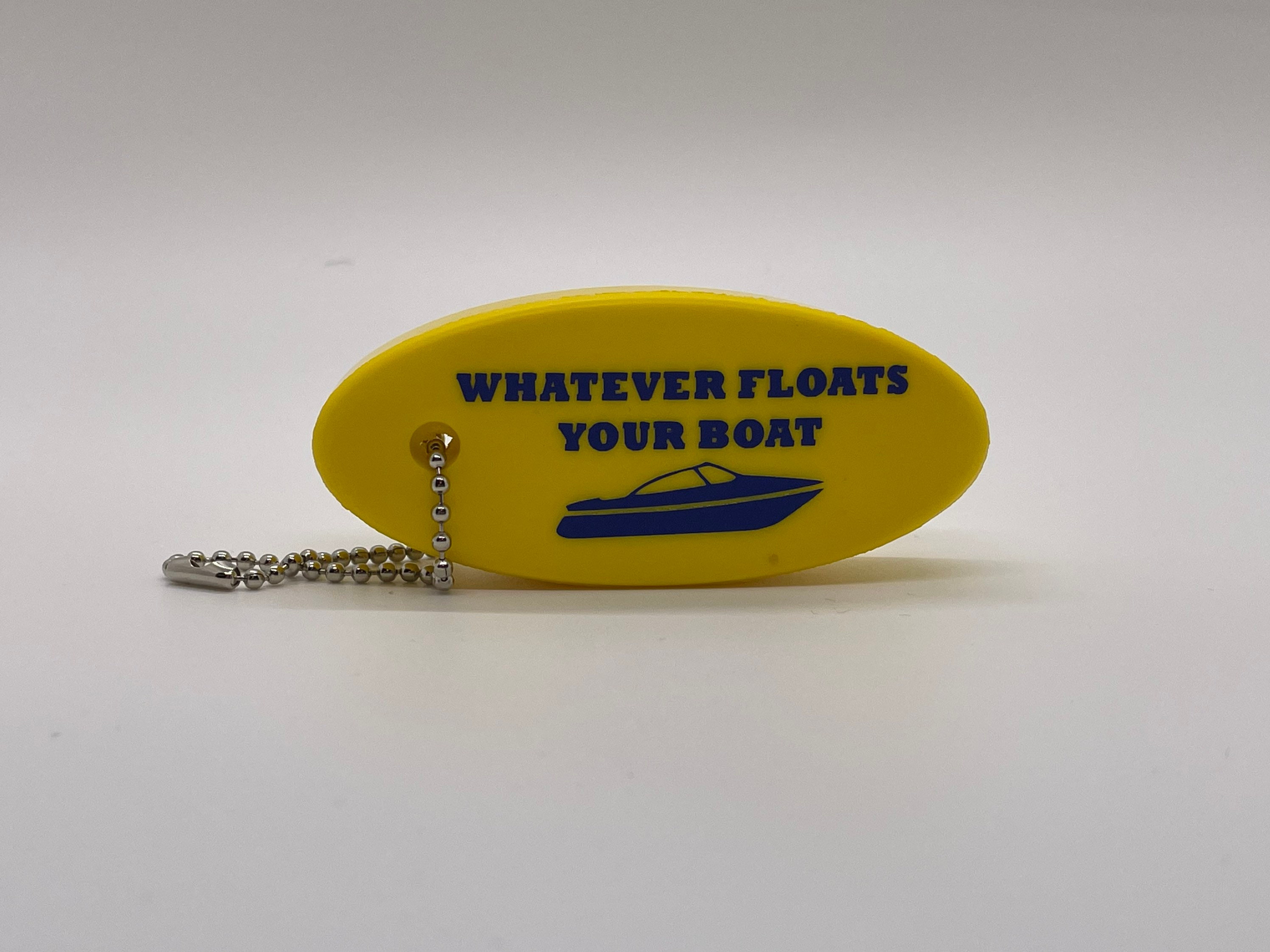 Customized Float-able Boat Keychain -  Canada