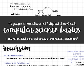 44 pages ! University/College Level Introductory Computer Science Notes - Structure and Interpretation of Computer Programs