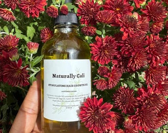 Ayurvedisches Haar-Wachstums-Öl: Natürliche Behandlung von Alopezie, Nachwachsen der Ränder (120 ml Flasche)