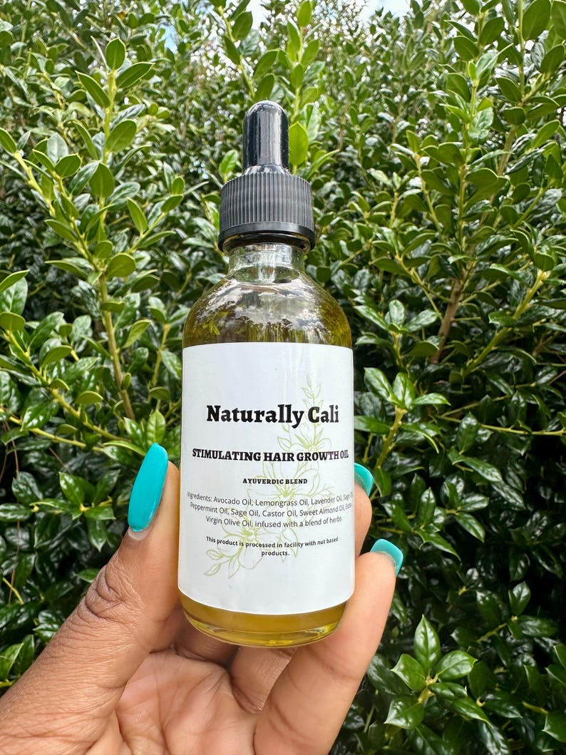 Ayurvedisches Haarwuchsöl: Amla & Rosmarin, natürliche Alopeziebehandlung 2 oz