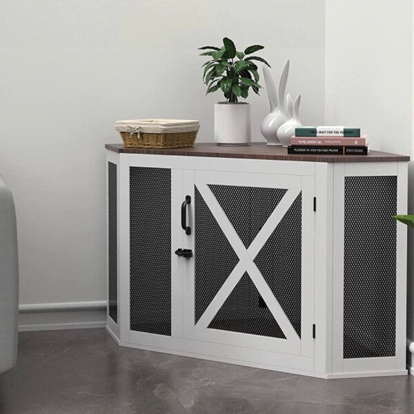 Dog Crate Furniture Corner Etsy
